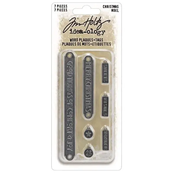 Idea-Ology Christmas - Word Plaques & Tags 1