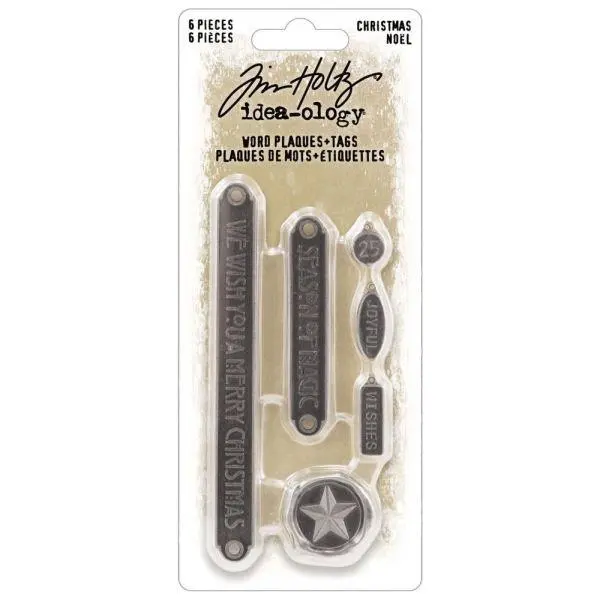 Idea-Ology Christmas - Word Plaques & Tags 1