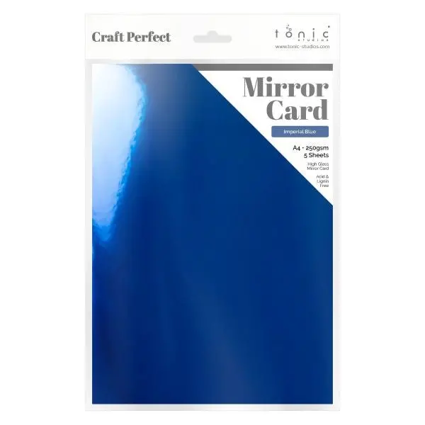 Imperial Blue - High Gloss Mirror Cardstock 1