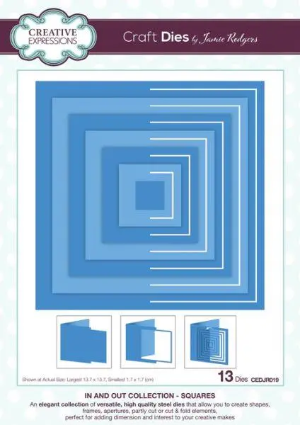 In And Out Collection - Squares Dies 1