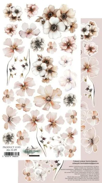 In Silence - 6X12 Extras Paper - Flowers 1