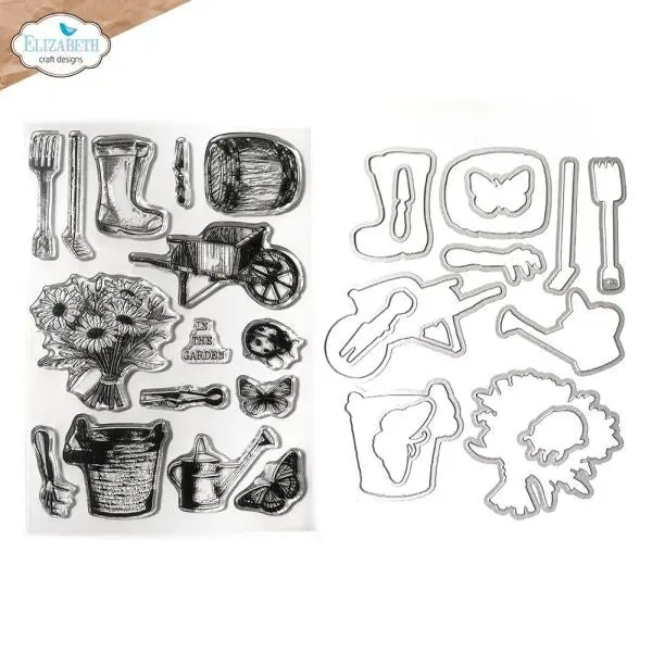 In The Garden Collection - Garden Of Love - Stamp & Die Set 1