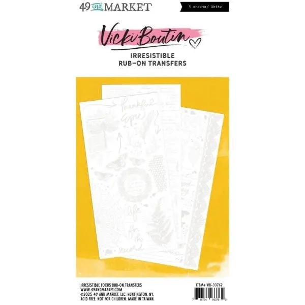Irresistible Rub-On Transfers - Focus 1