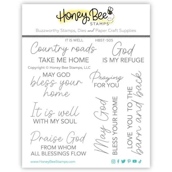 It Is Well - Clear Stamps 1