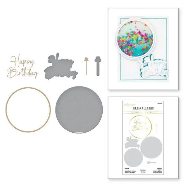 It's My Party - Giant Party Balloon Hot Foil Plate & Die 1