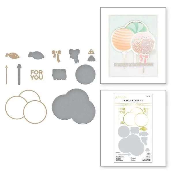 It's My Party - Party Balloons Hot Foil Plate & Die 1