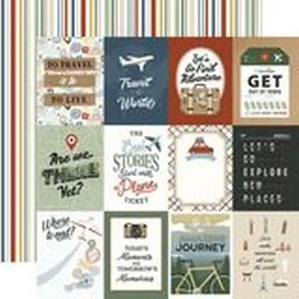 It's Time To Travel - 3X4 Journaling Cards 1