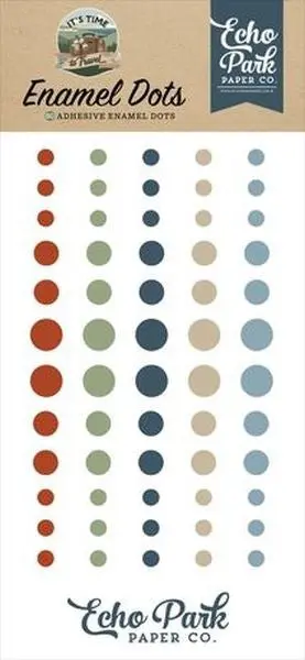 It's Time To Travel - Enamel Dots 1