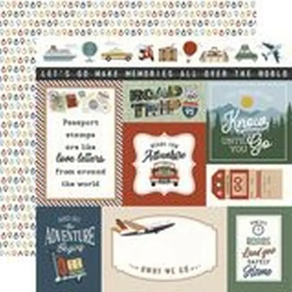 It's Time To Travel - Multi Journaling Cards 1