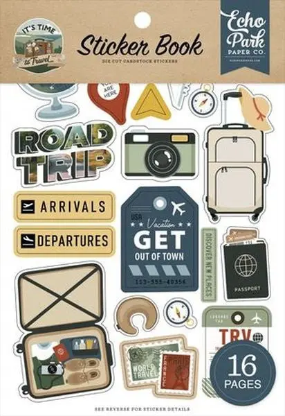 It's Time To Travel - Sticker Book 1