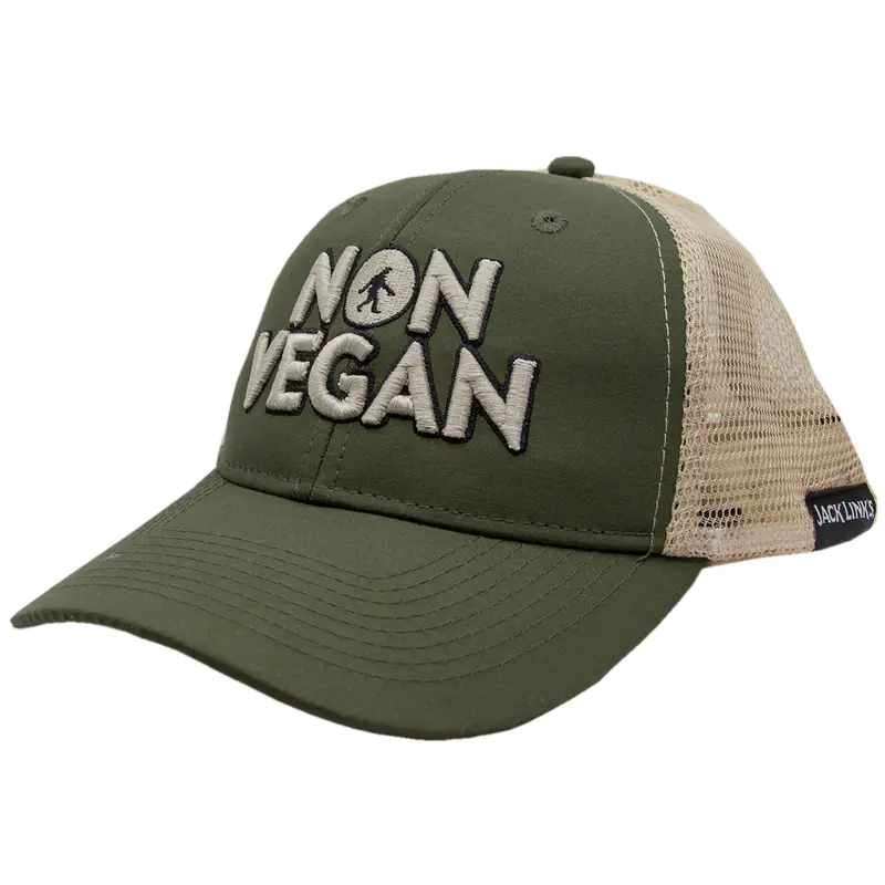 Jack Link's Non Vegan Hat - Olive/Cream 1