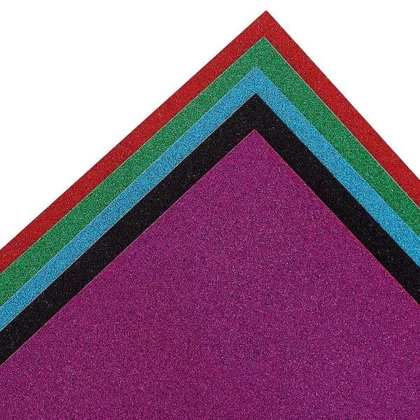 Jewel Tone Assorted Glitter Cardstock 1