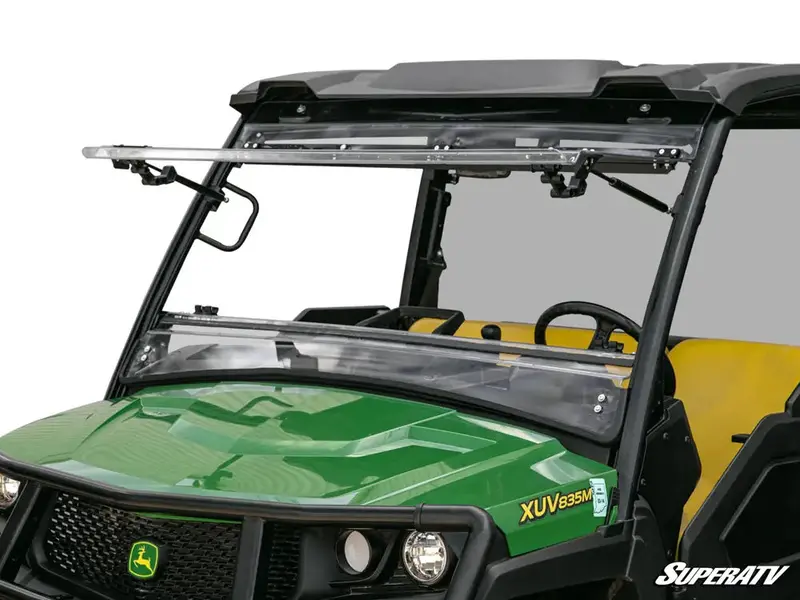 John Deere Gator Xuv 865 Scratch-Resistant Flip Windshield 1