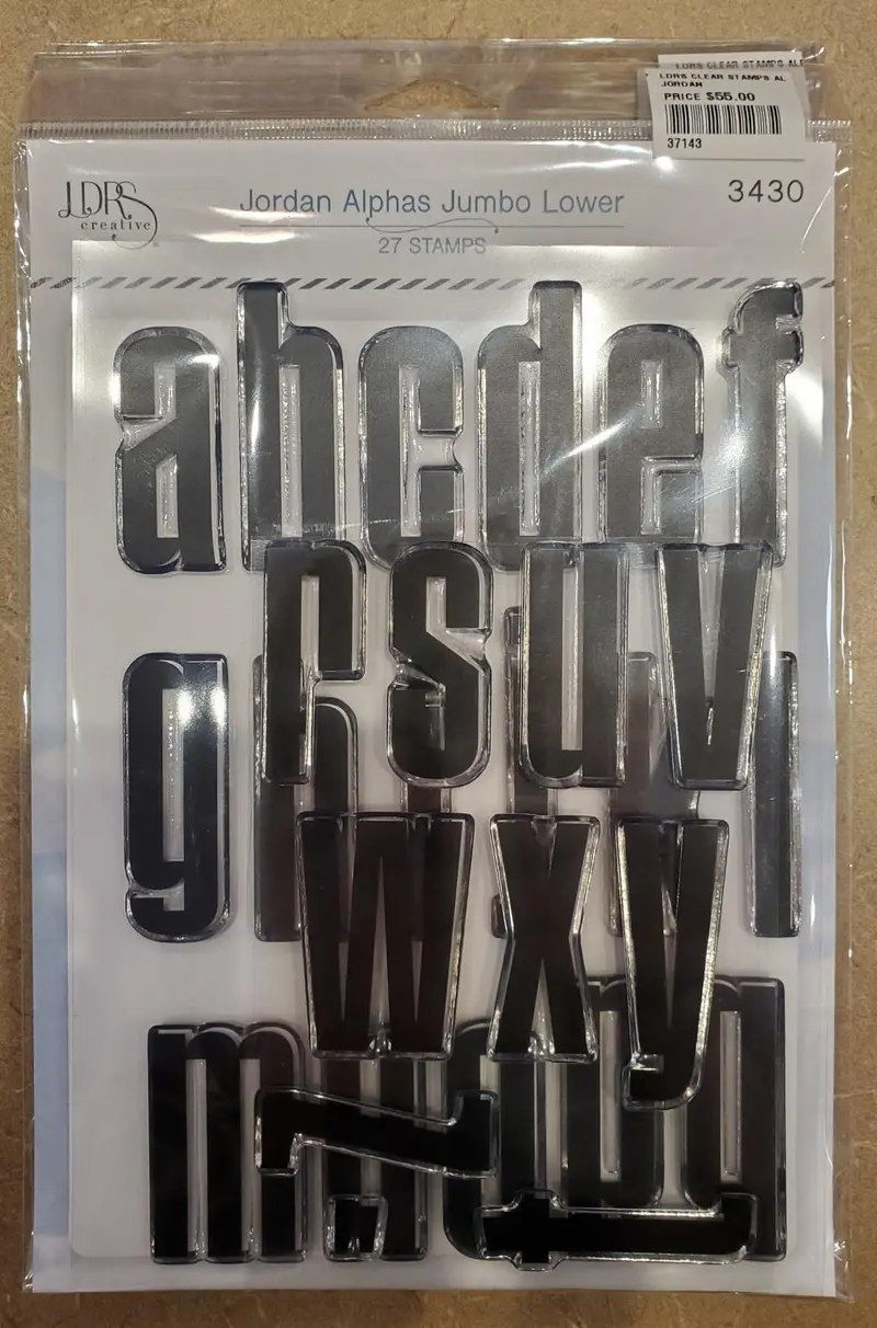 Jordan Alpha Jumbo Lower 6 X 8 Stamps 1