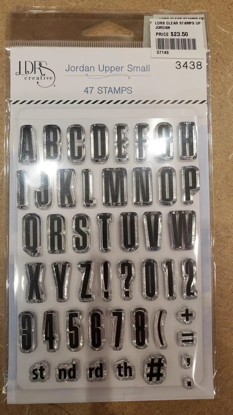 Jordan Alpha Upper Small 4 X 6 Stamps 1