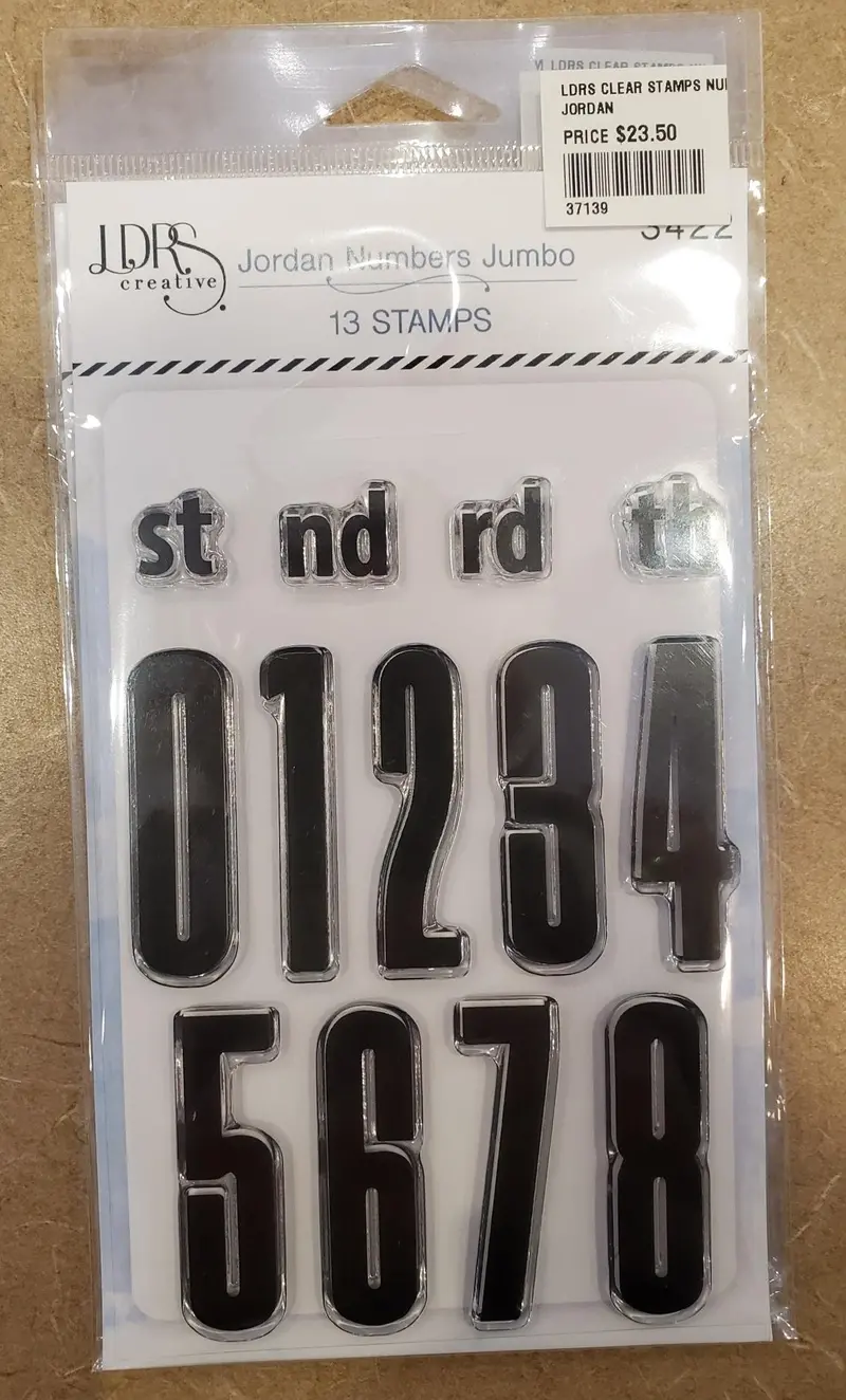 Jordans Numbers Jumbo Stamps 1