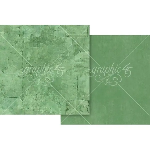Journaling Through Time - Leaf Green Pattern 1