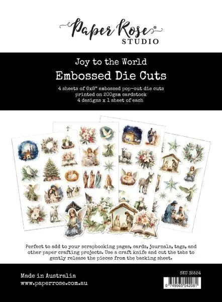 Joy To The World - Embossed Die Cuts 1