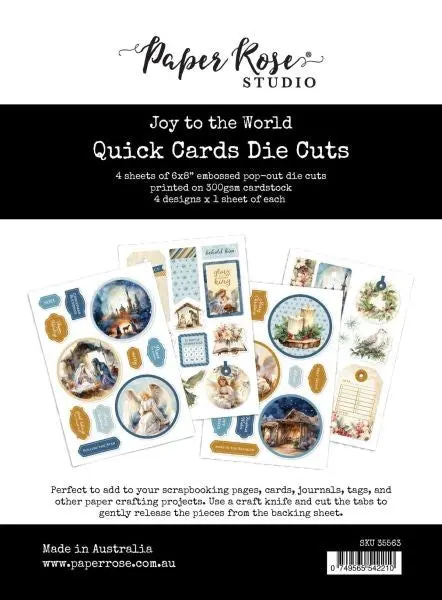 Joy To The World - Quick Cards Die Cuts 1