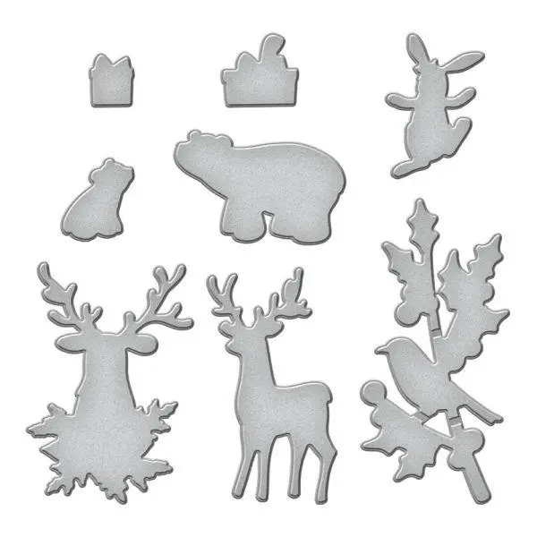 Joyful Christmas Collection - Winter Woodland Dies 1
