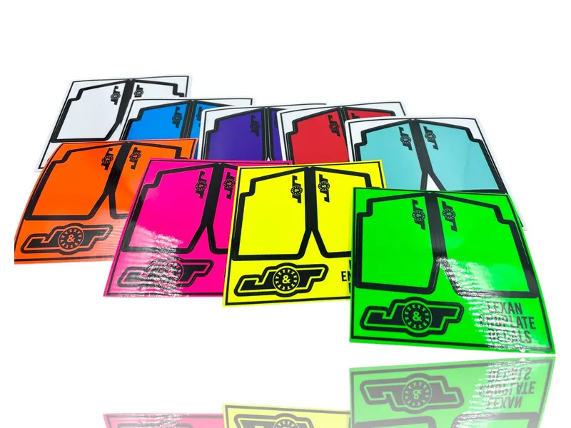 J&T Leading Edge Lexan Wing End Plate Stickers 1