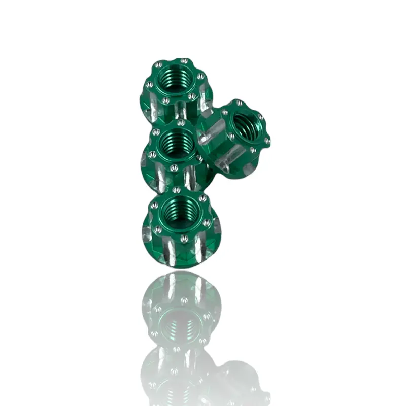 J&T M4 Machined Aluminum Wheel Nuts (4Pcs) 6