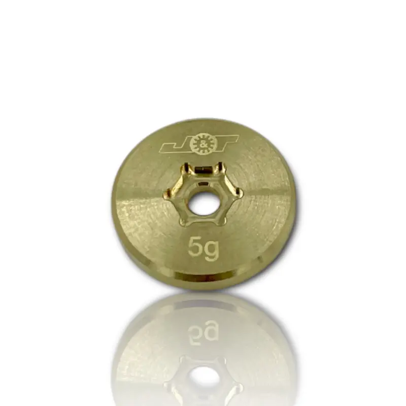 J&T Stackable Brass Chassis Weight 5G 1