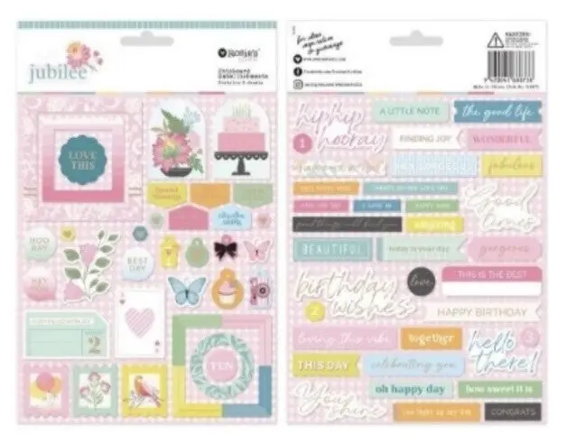 Jubilee - Chipboard Stickers 1