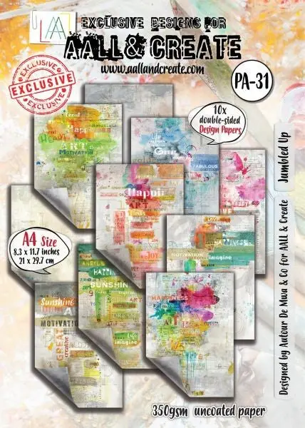 Jumbled Up - A4 Design Paper 1
