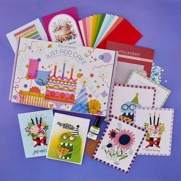 Just Add Cake - Birthday Cardmaking Kit 1