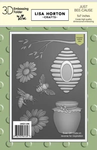 Just Bee-Cause - Embossing Folder & Dies 1