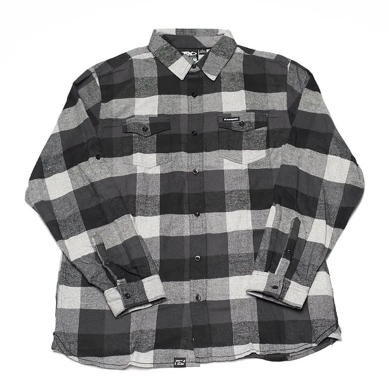 Kawasaki Flannel Button Up Shirt 1