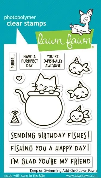Keep On Swimming Add On - Clear Stamps 1