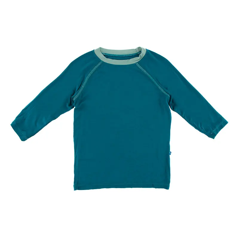 Kickee Pants Kid's Solid Long Sleeve Sport Tee 4