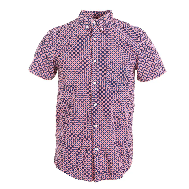 Kickee Pants Men's Print Short Sleeve Woven Button Down Shirt 1