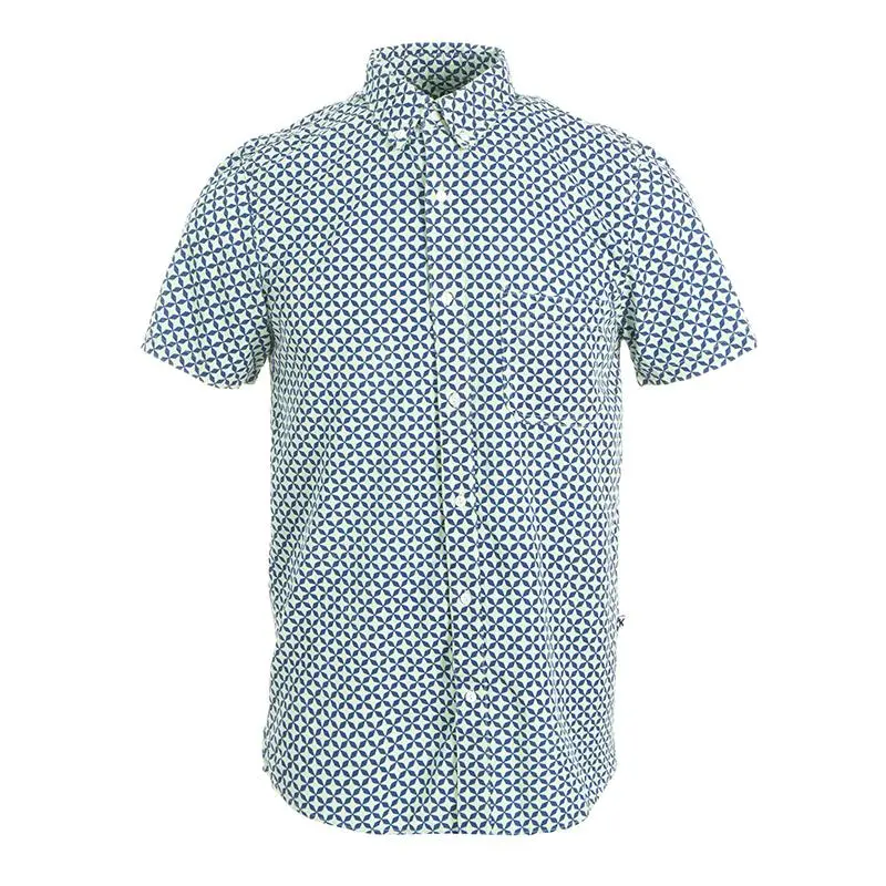 Kickee Pants Men's Print Short Sleeve Woven Button Down Shirt 3