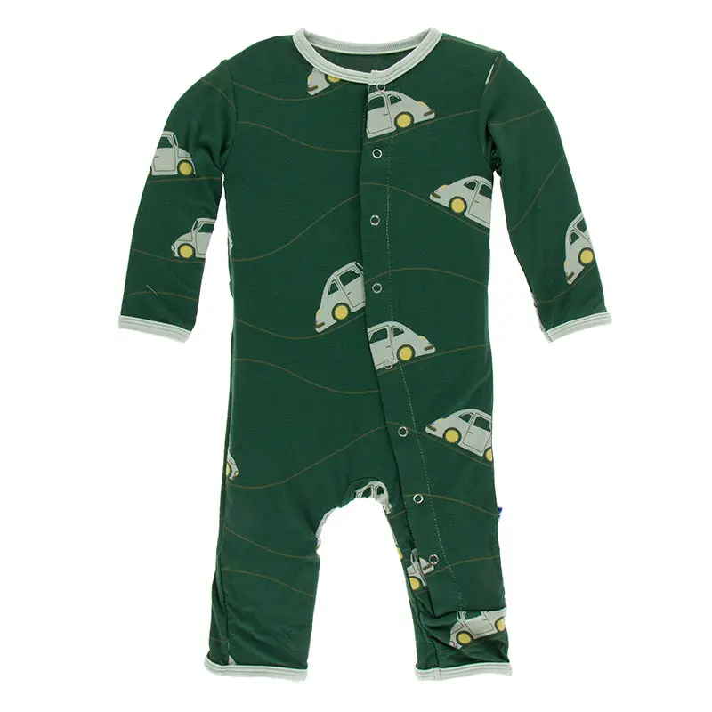 Kickee Pants Print Coverall With Snaps 5