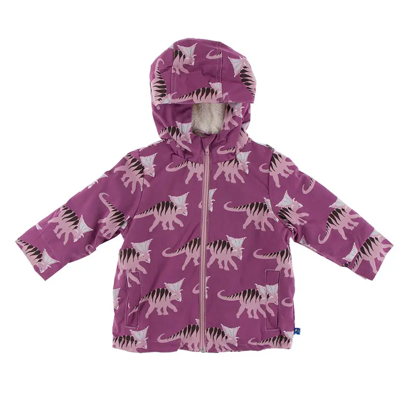 Kickee Pants Print Sherpa-Lined Raincoat 1