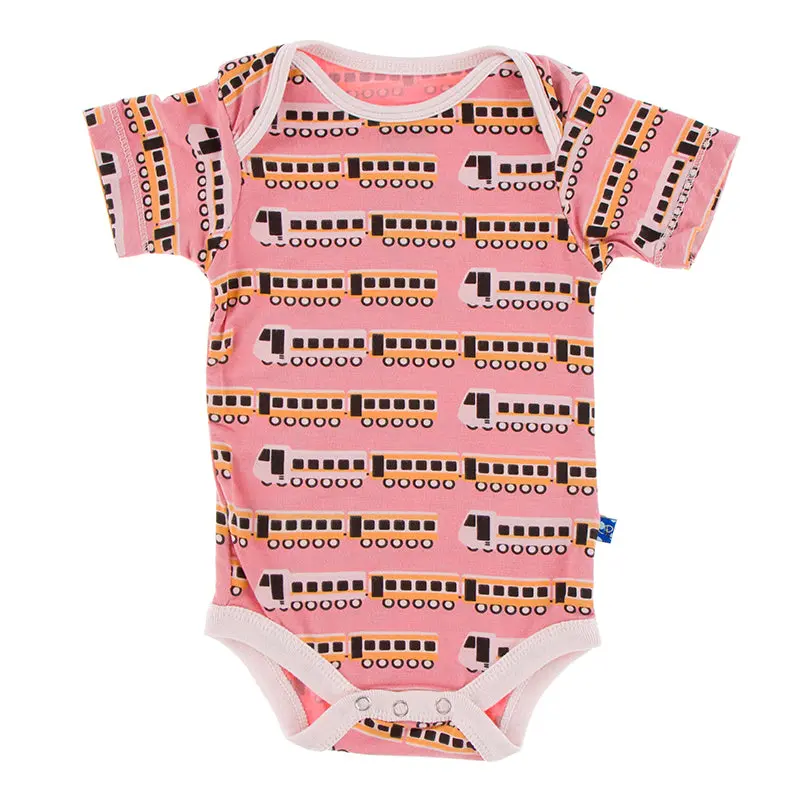 Kickee Pants Print Short Sleeve One Piece 1
