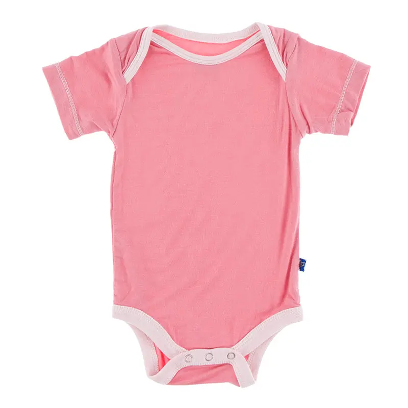 Kickee Pants Solid Short Sleeve One Piece 1
