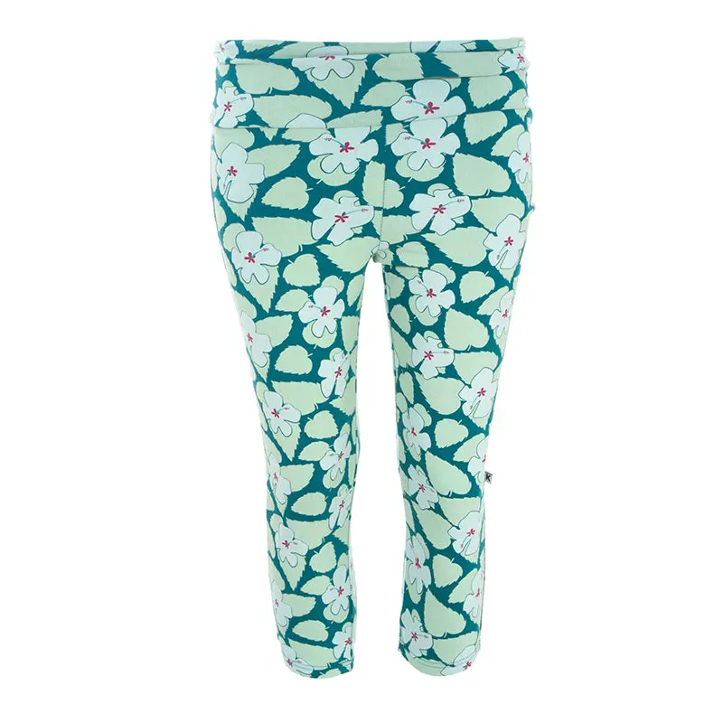 Kickee Pants Women's Print Performance Jersey 3/4 Legging 1