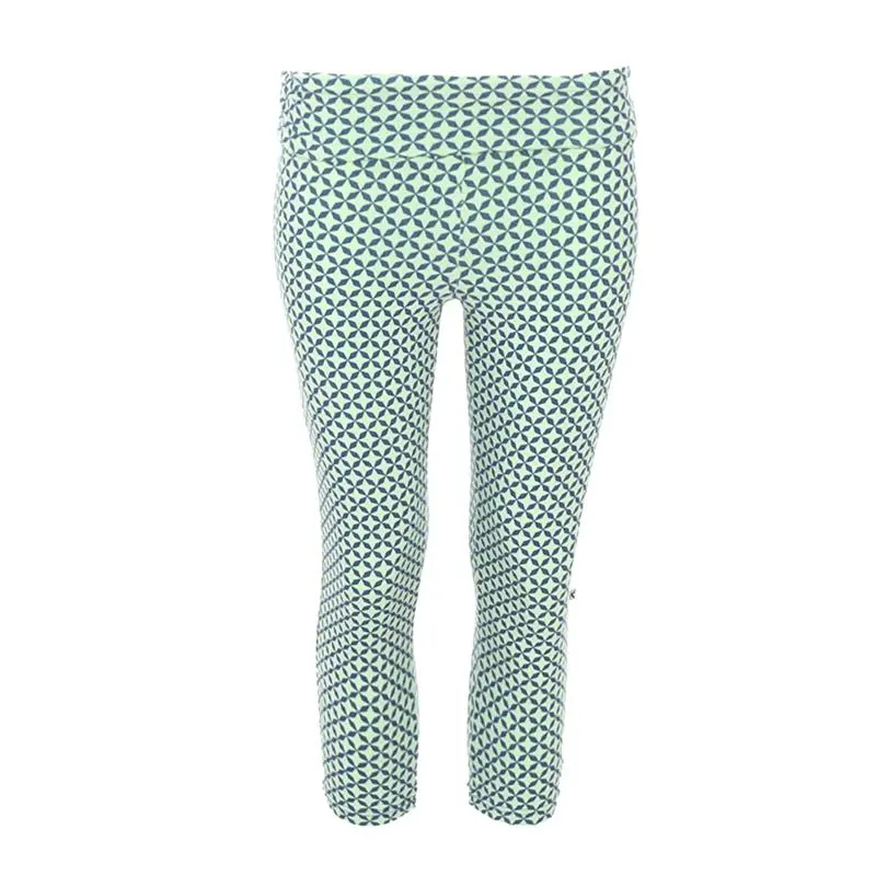 Kickee Pants Women’s Printed 3/4-Length Performance Jersey Leggings