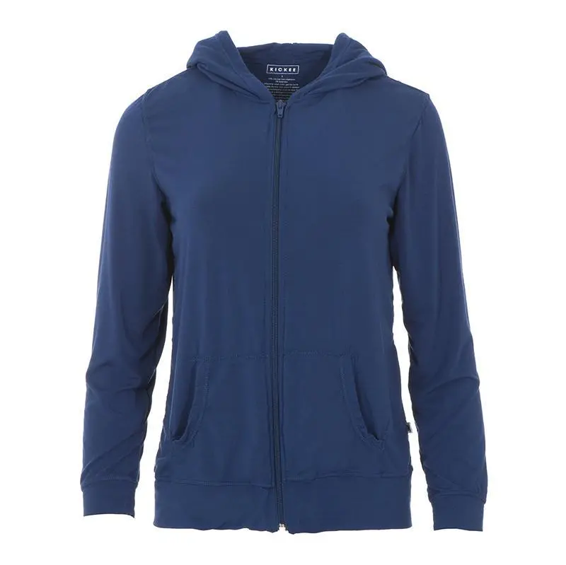 Kickee Womenswear Bamboo Lightweight Hoodie 1