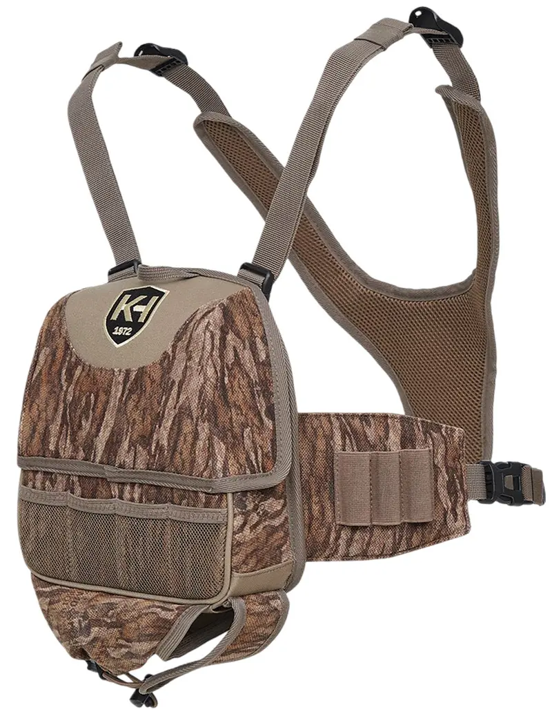 Knight & Hale Run N Gun Turkey Vest Chest Mossy Oak Bottomland 1
