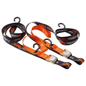Ktm Soft Loop Buckle Tie Downs Black/Orange 1