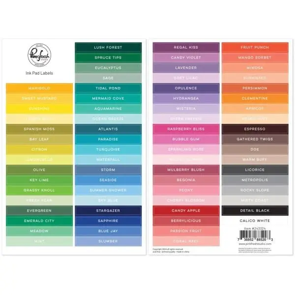 Label Set - Full Size Ink Pads 1