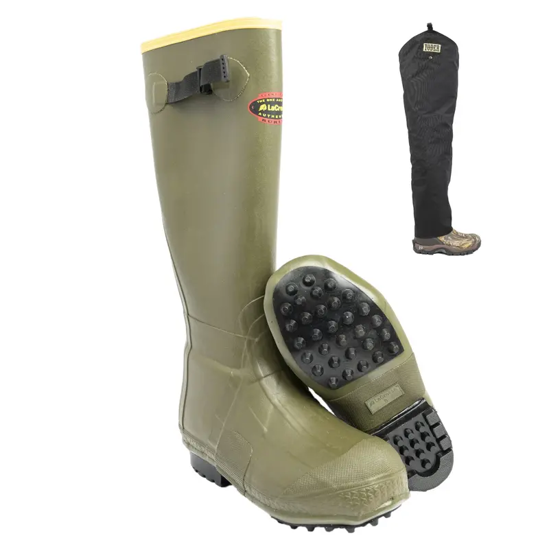 Lacrosse Burly Air Grip Boots With Yoder Chaps (Insulated) 1