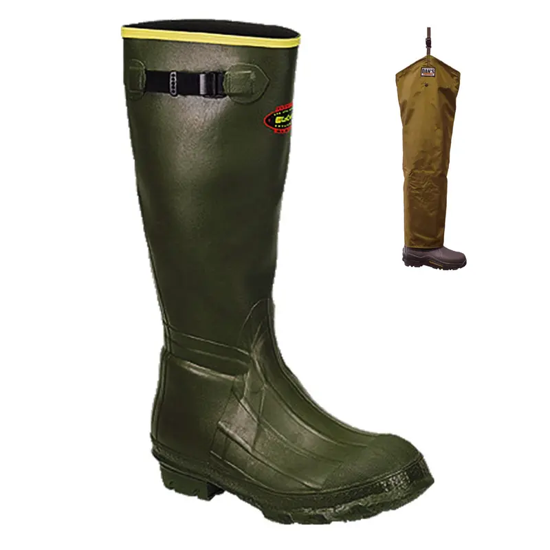 Lacrosse Burly Classic Knee Boot With Dan's Chaps- Insulated With Chaps 1