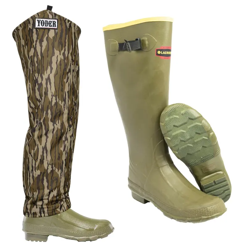 Lacrosse Grange Boots With Yoder Bottomland Chaps 1
