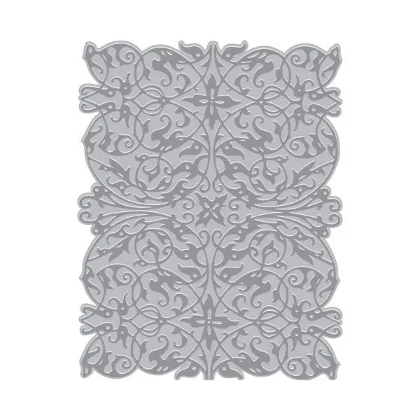 Lacy Filigree Letterpress & Foil Plate 1